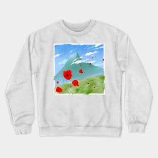 Nature-inspired Wall Art with Italian Flair Crewneck Sweatshirt